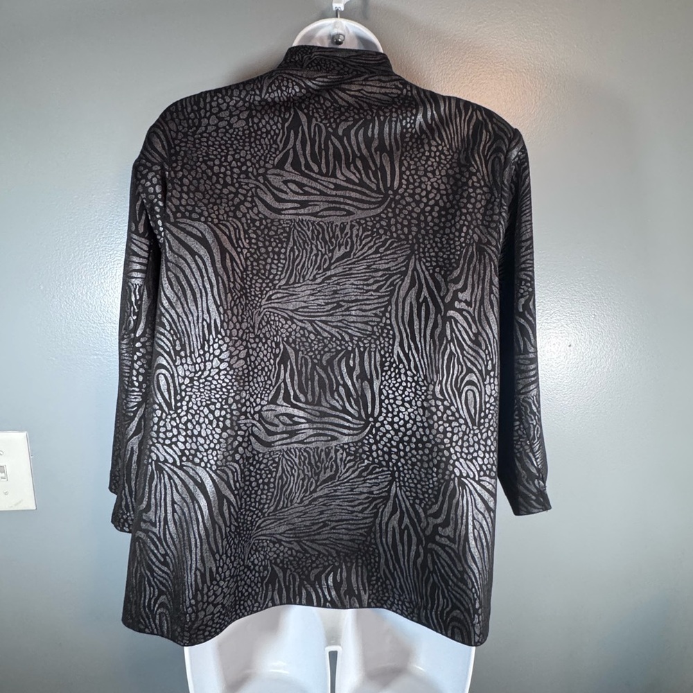 BonWorth Metallic Animal Print Jacket – Size MP - Picture 5 of 12